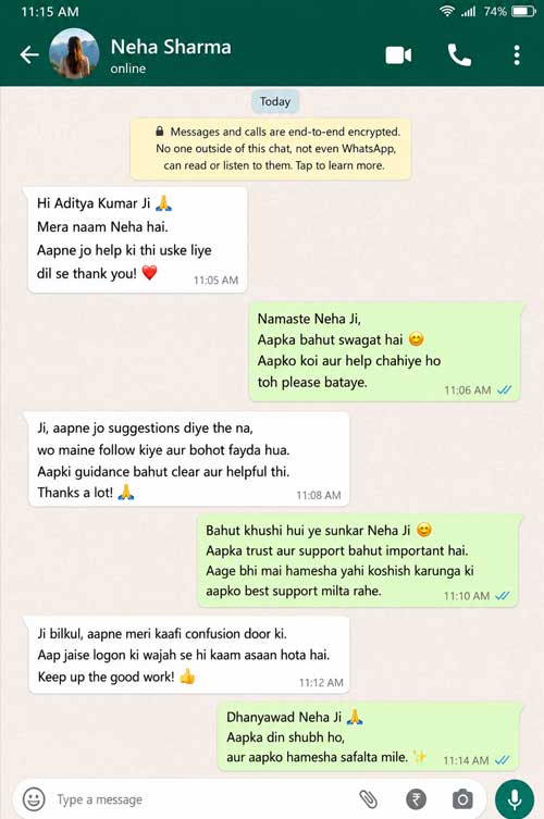 Whatsapp Testi
